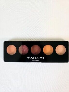 Tahari Beauty Dusk To Dawn Eyeshadow Palette New Matte Metallic Cosmetic Pigment